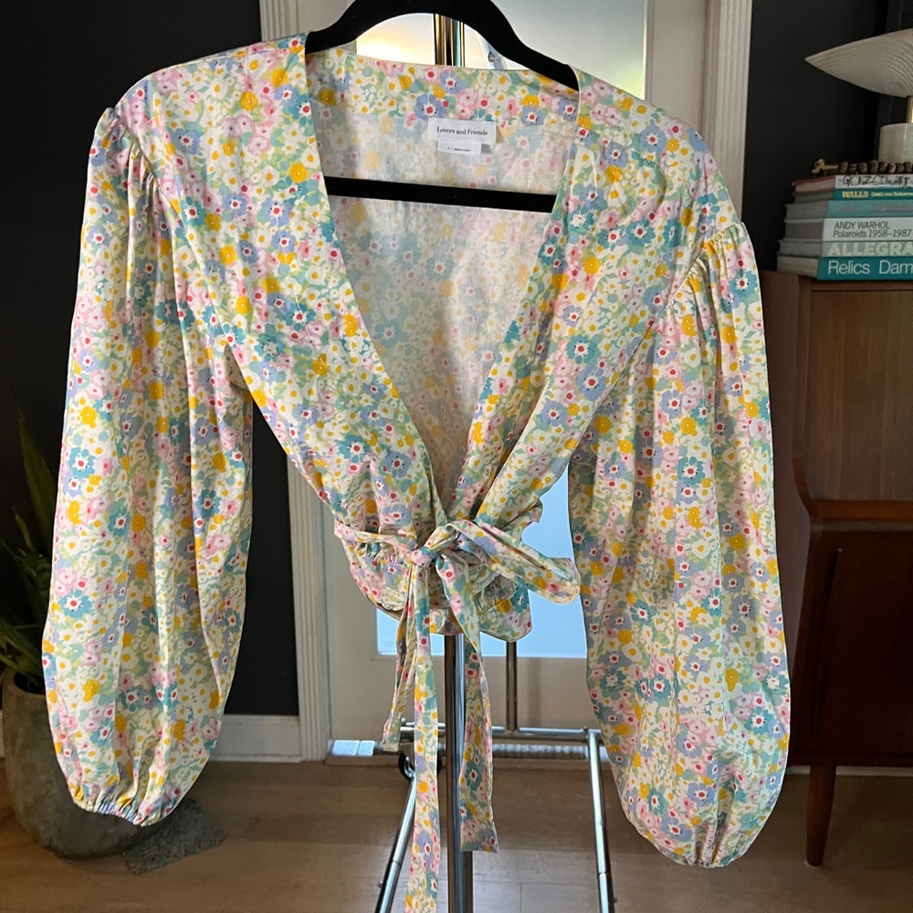 Lovers + Friends Multicolor Floral Blouse